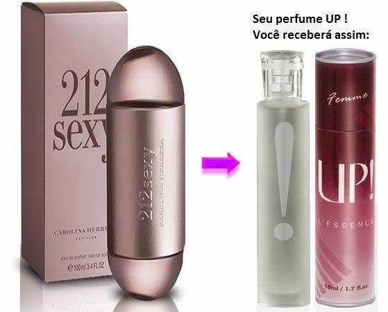 Perfume Feminino 212 Sexy - UP! 02 - 50 ml